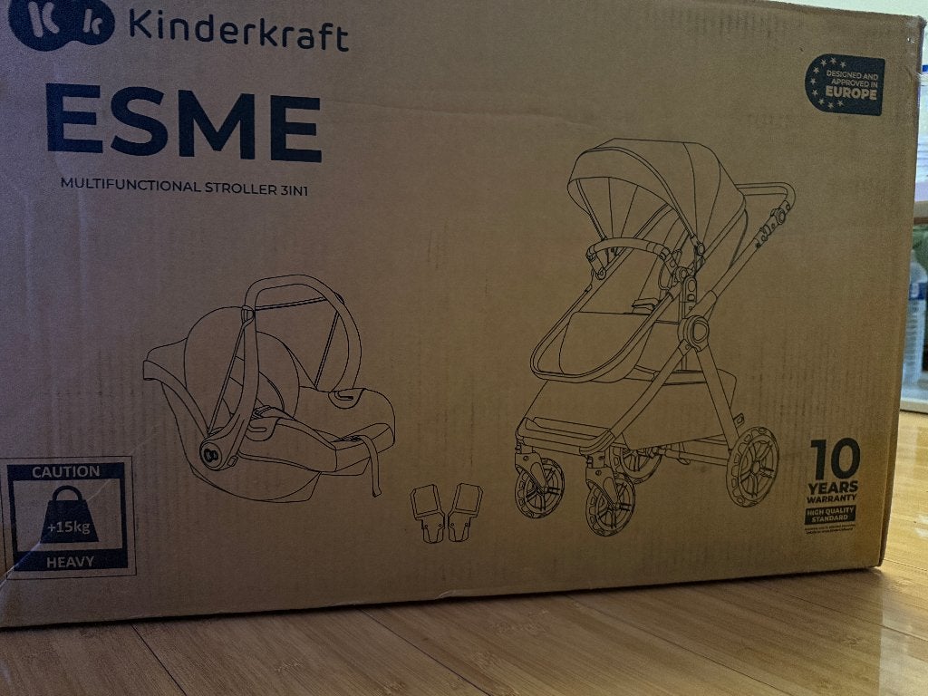 Poussette Kinderkraft ESME, Autres marques, Poussette combi, Comme neuf, Enlèvement