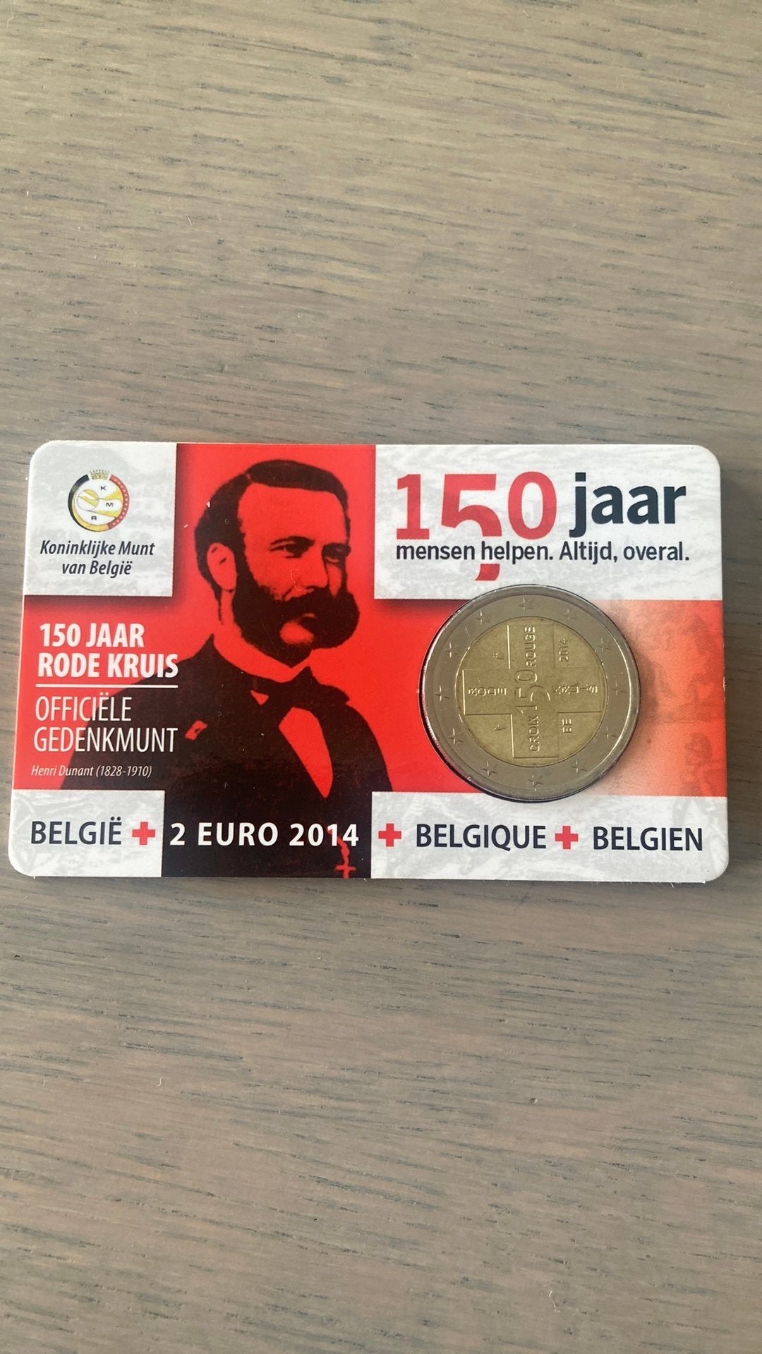 2 euro herdenkingsmunt 150 jaar Rode Kruis, Postzegels en Munten, Ophalen, België, 2 euro