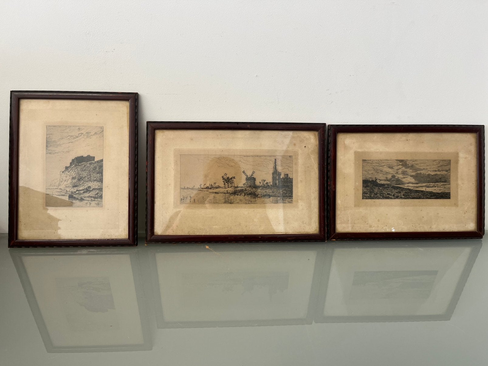 Gravure de Jan Van De Kerkhove dédiée à son fils, Enlèvement ou Envoi
