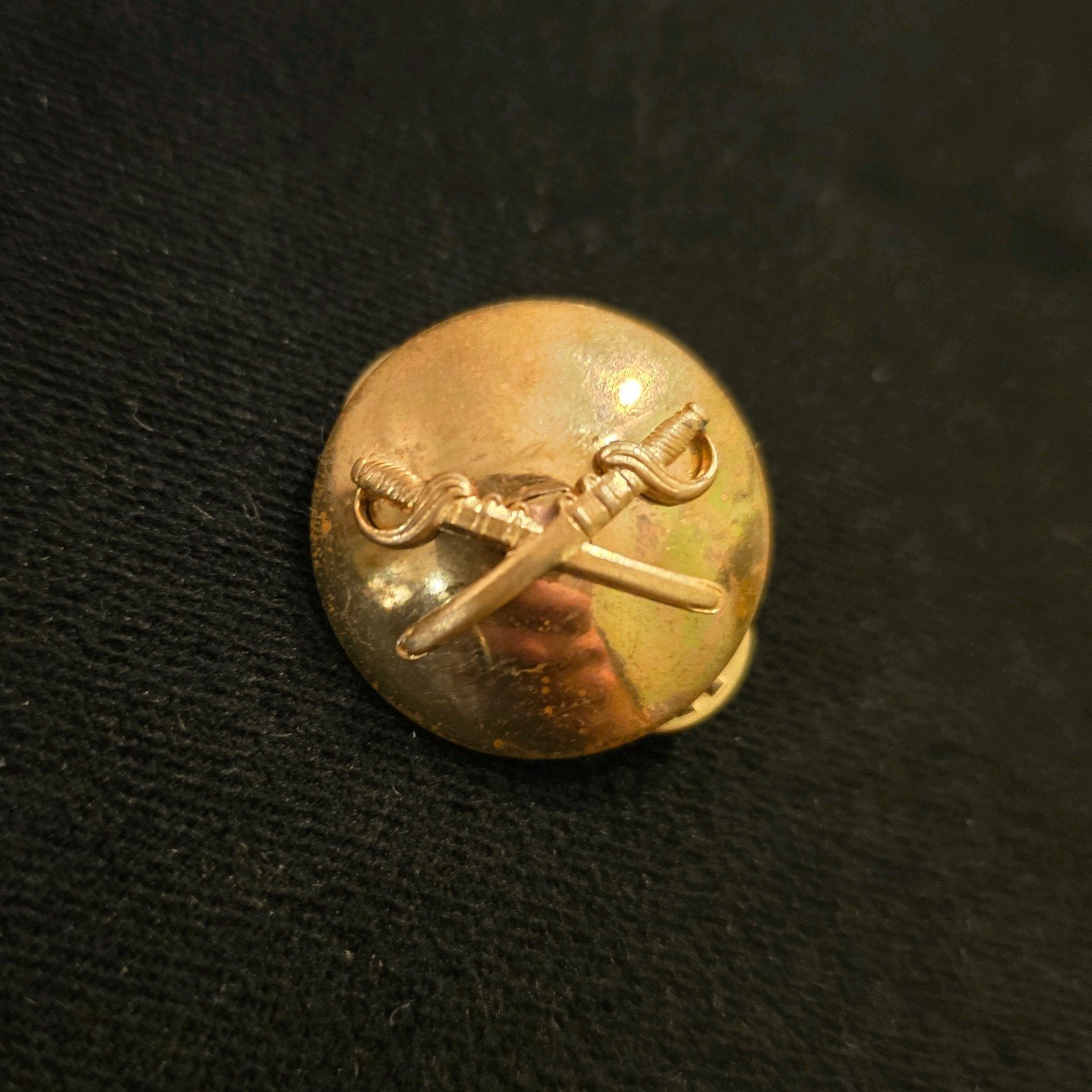 US bouton savoures croisés militaire Amérique cavalerie USA, Collections, Enlèvement ou Envoi