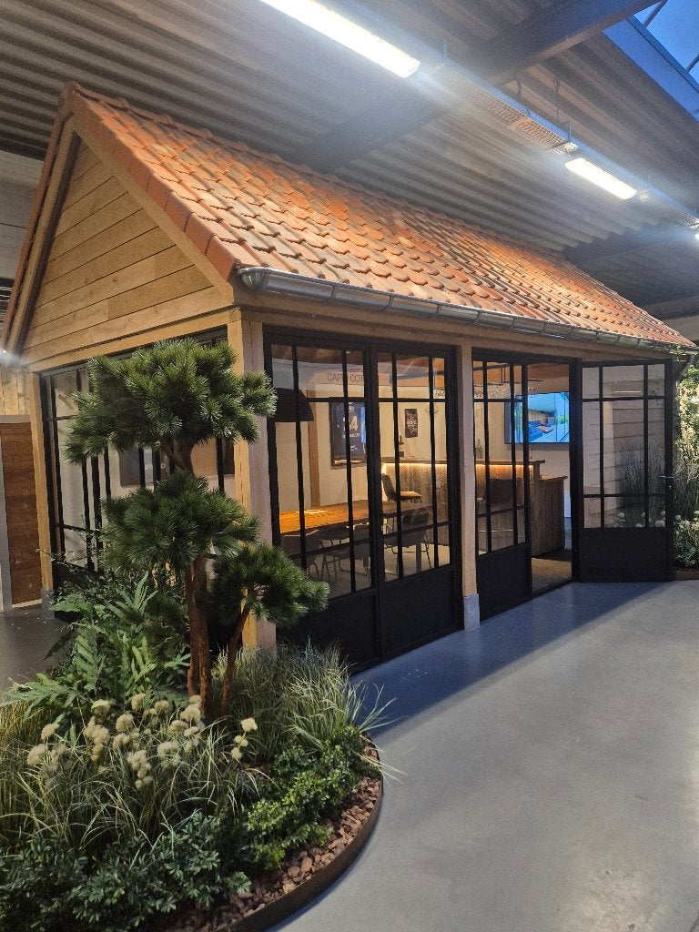 Tuinhuis - bijgebouw - poolhouse - zitruimte, Tuin en Terras, Ophalen, 200 tot 400 cm, Tuinhuis, Zo goed als nieuw