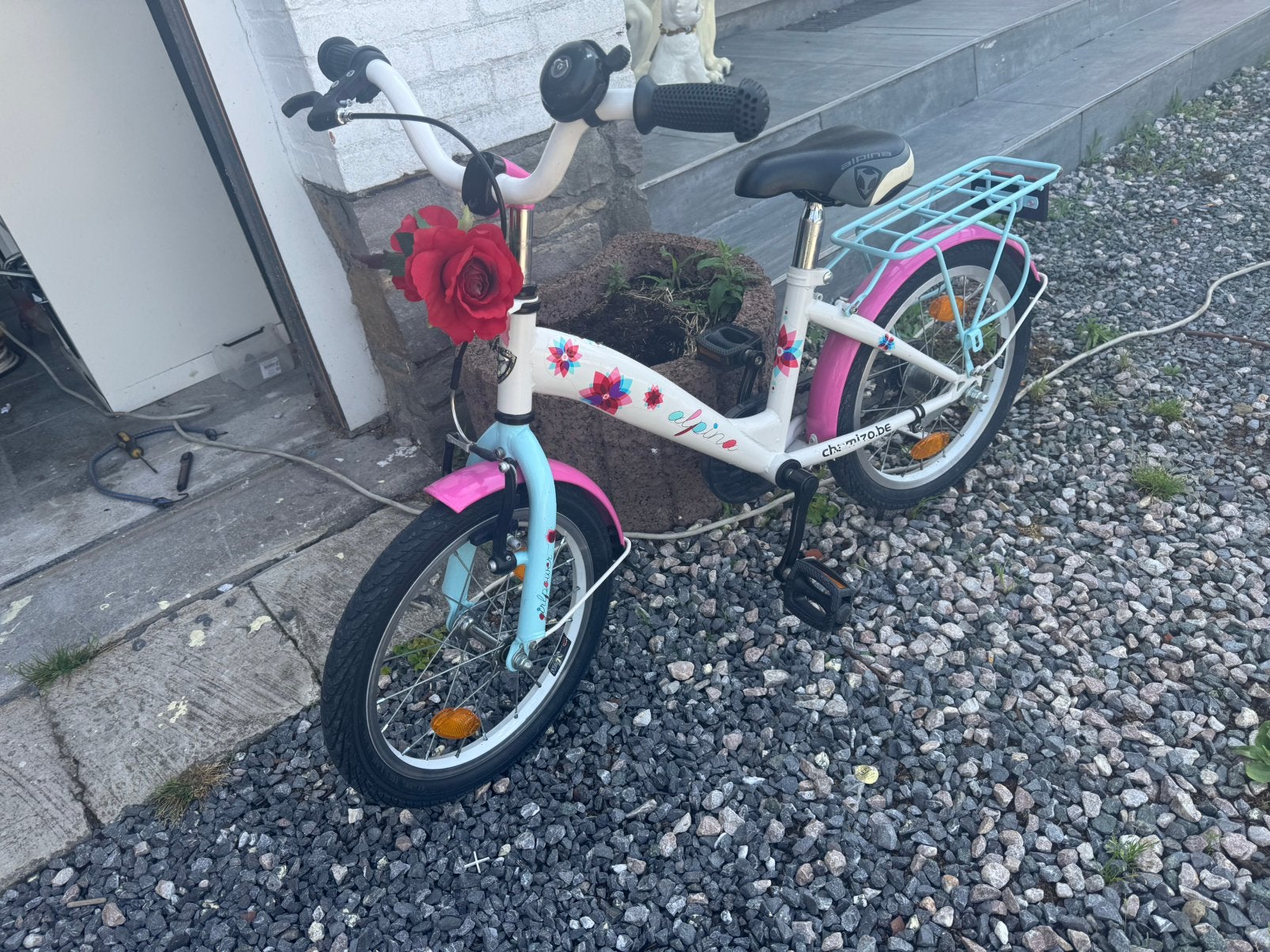 Meisjes fiets 16 inch, Fietsen en Brommers, Ophalen, Zo goed als nieuw