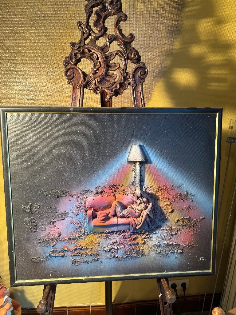 Schilderij 3D, Ophalen