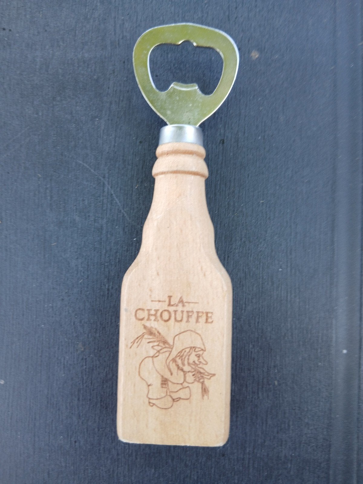 houten la chouffe biersleutel, Ophalen of Verzenden