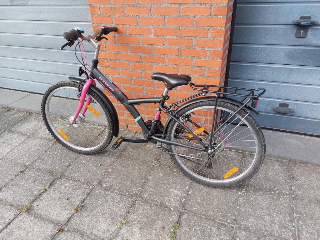 Meisjesfiets, Ophalen, Velgrem, B-Twin, Versnellingen