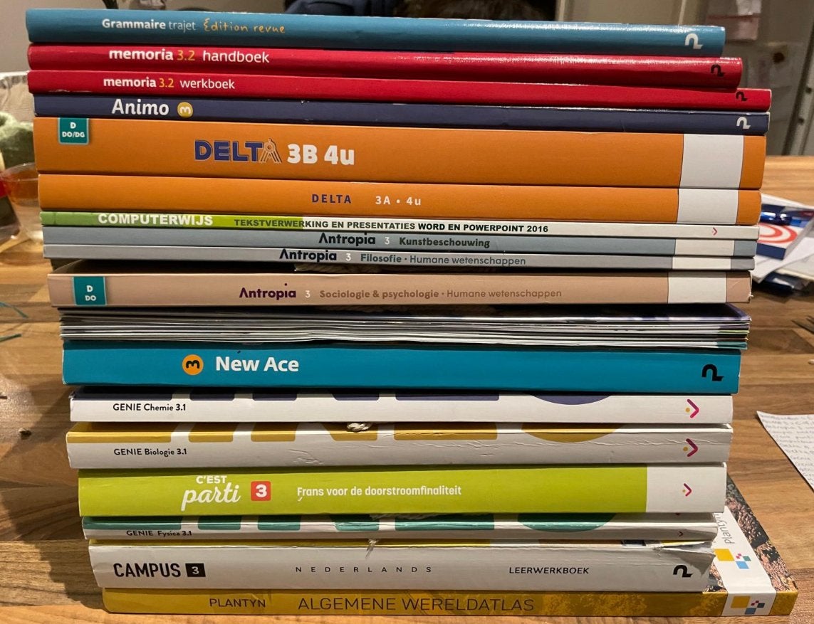 Schoolboeken HUMANE WETENSCHPPEN 3 de jaar volledige set, Boeken, Ophalen, Zo goed als nieuw