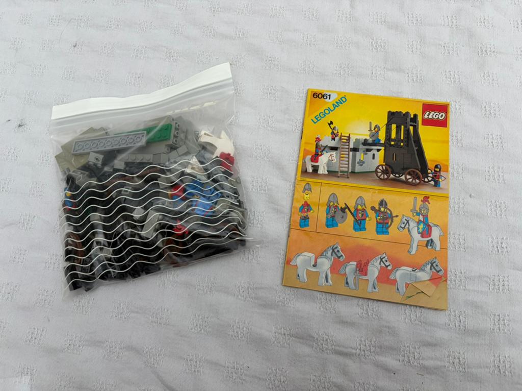 Lego 6061 siege tower, Ophalen of Verzenden, Zo goed als nieuw, Compleet, Lego
