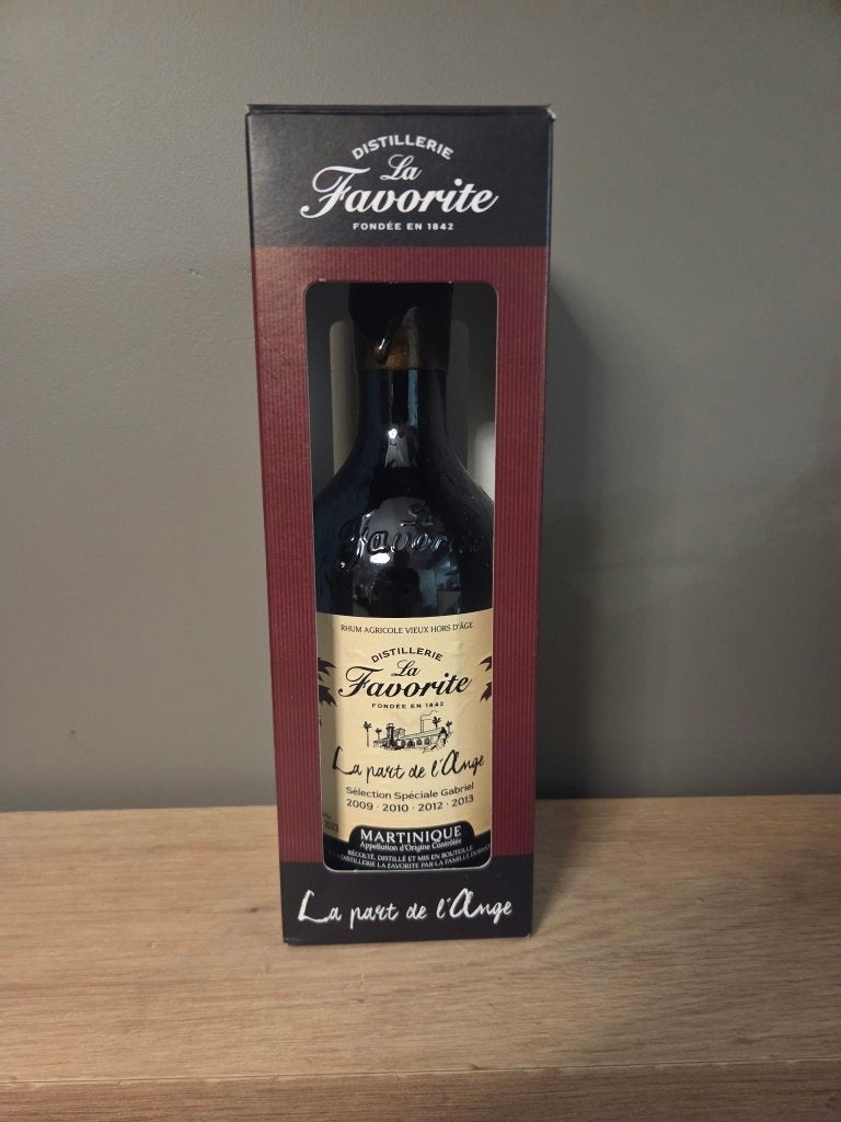 rhum la favorite la part de l'ange, Enlèvement ou Envoi