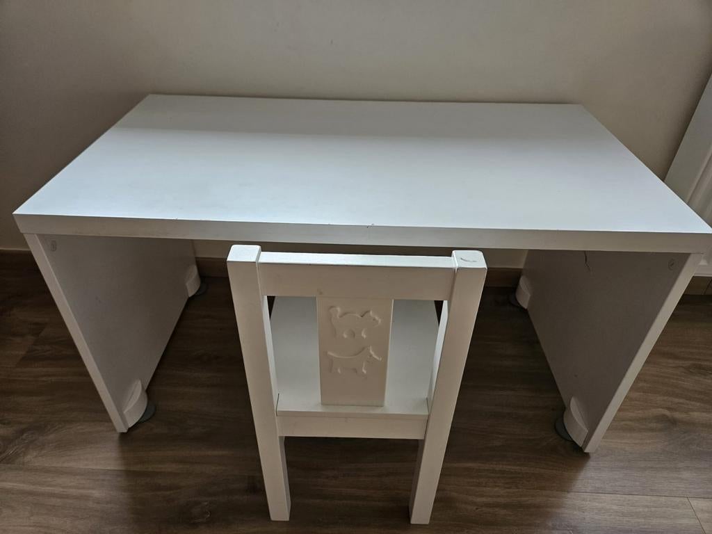 Table pour enfants et chaise assortie., Enlèvement, Utilisé, Autres types