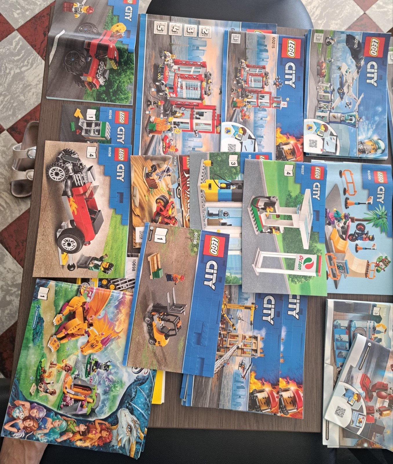 verschillende lego, Ophalen