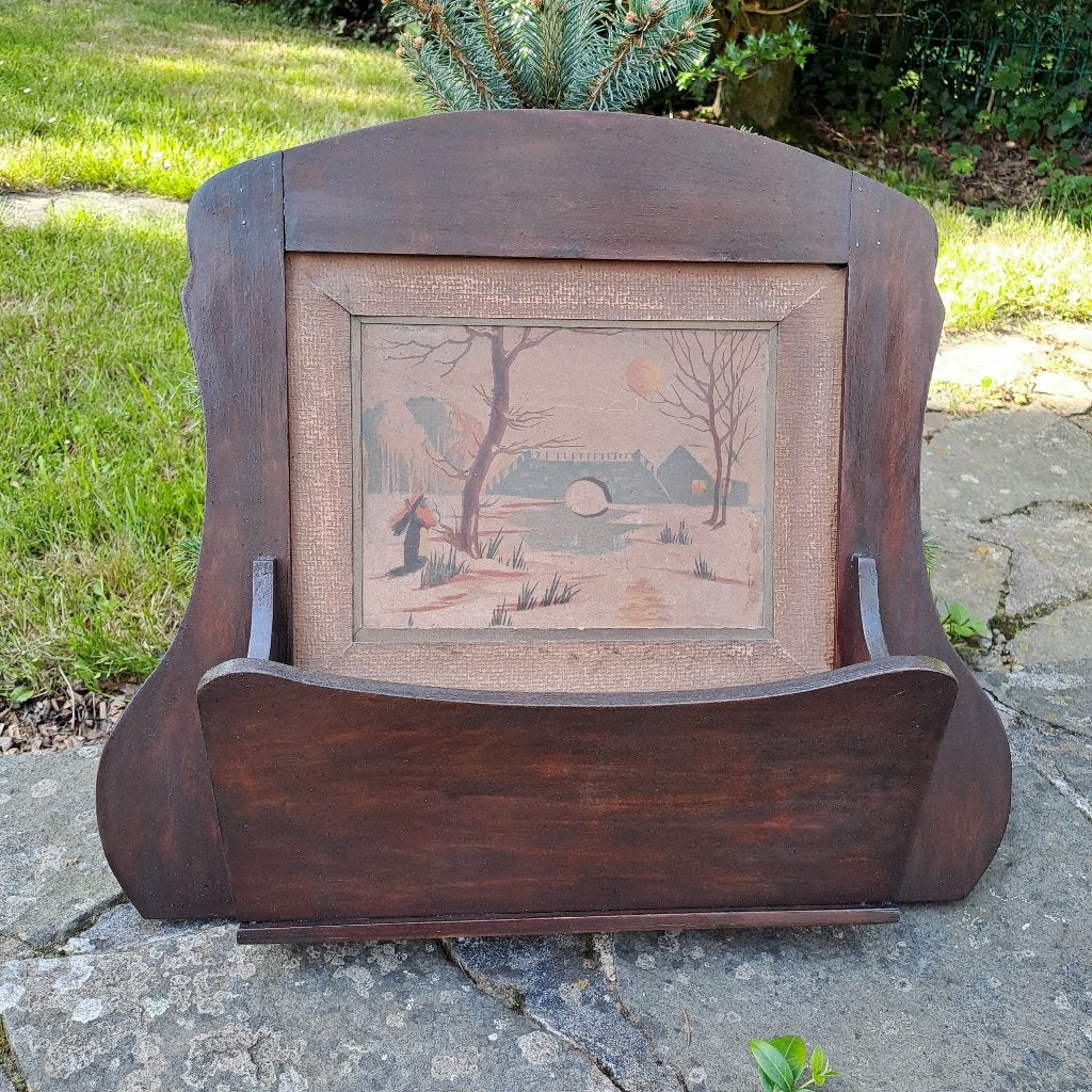 Porte-journaux ou revues en bois 1932, Antiquités & Art, Enlèvement