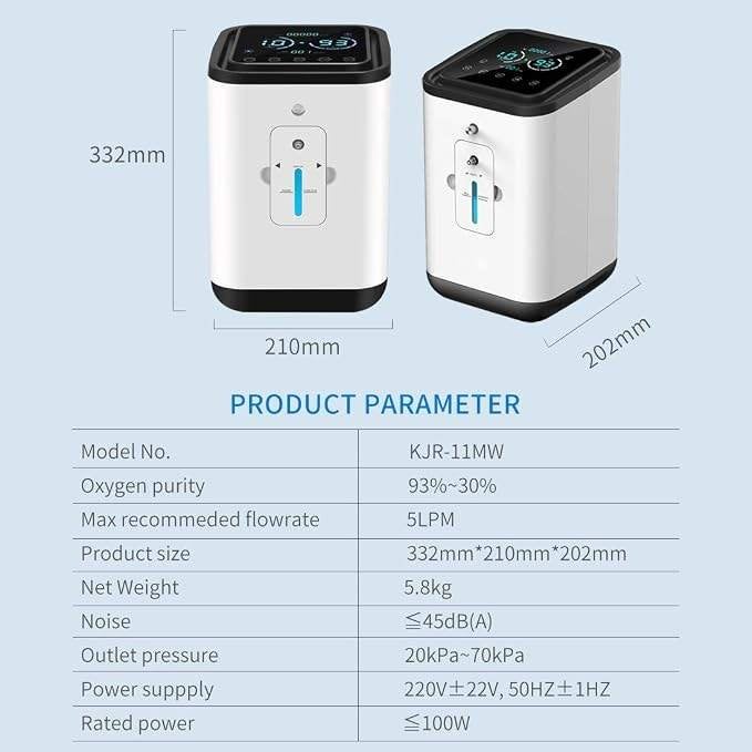 Oxygen Concentrator KCareU KJR-11MW, Enlèvement, Comme neuf