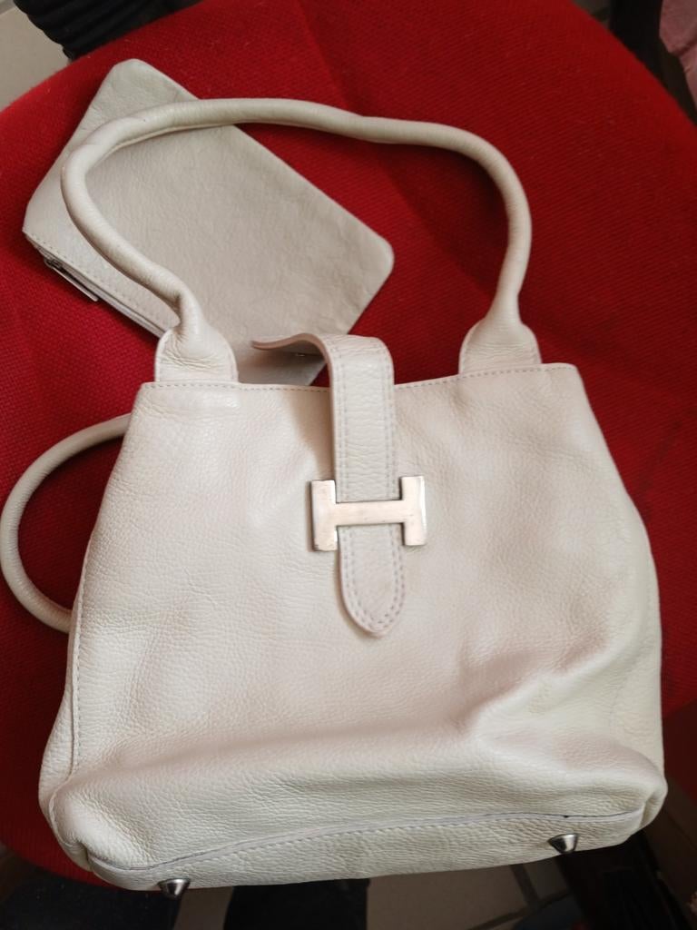 Sacoche cuir modele HERMES+pochette intérieure, Bijoux, Sacs & Beauté, Sacs | Sacs Femme, Blanc, Enlèvement ou Envoi