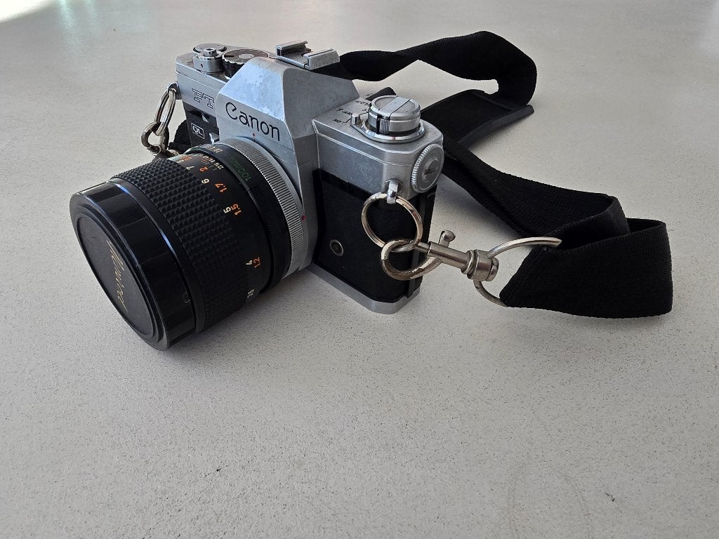 Prachtige vintage analoog set: Canon FTb (QL) + 3 lenzen, TV, Hi-fi & Vidéo, Enlèvement, Utilisé, Reflex miroir, Canon