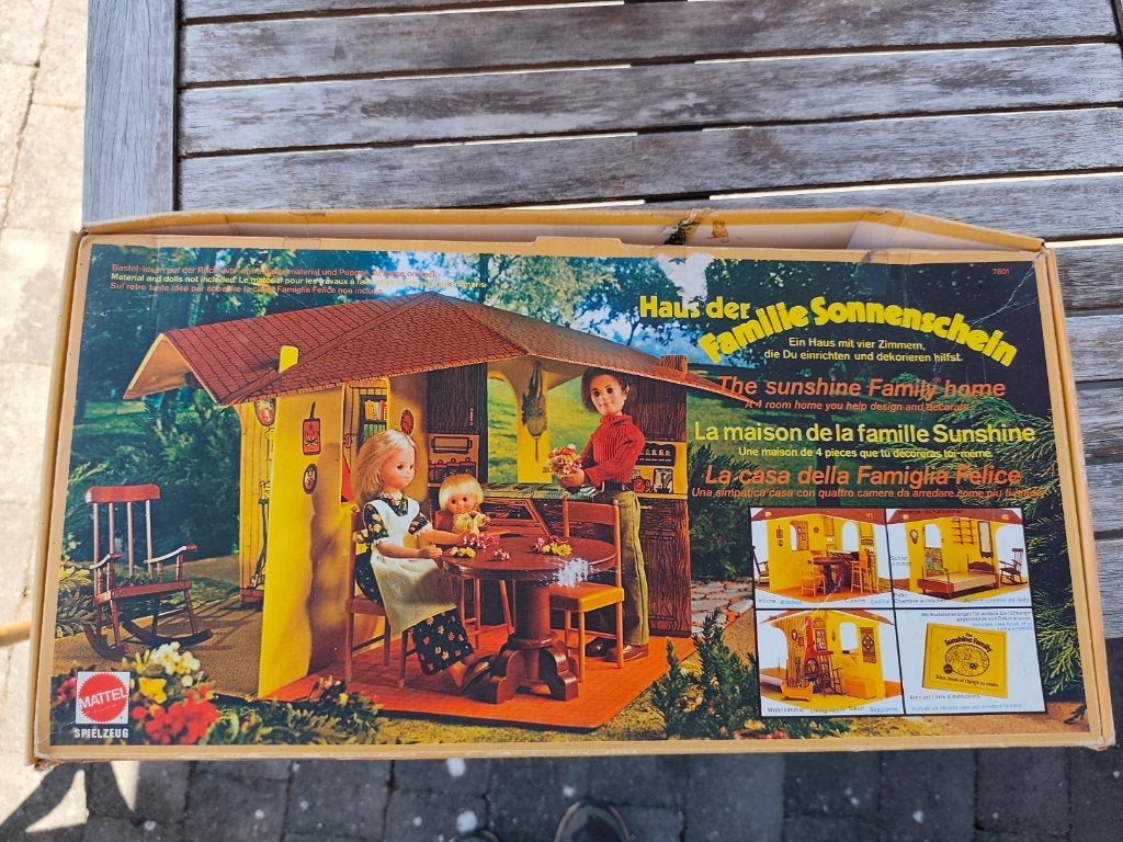 Sunshine Family Mattel 7801 Huis (1975), Kinderen en Baby's, Speelgoed | Poppenhuizen, Accessoires, Ophalen