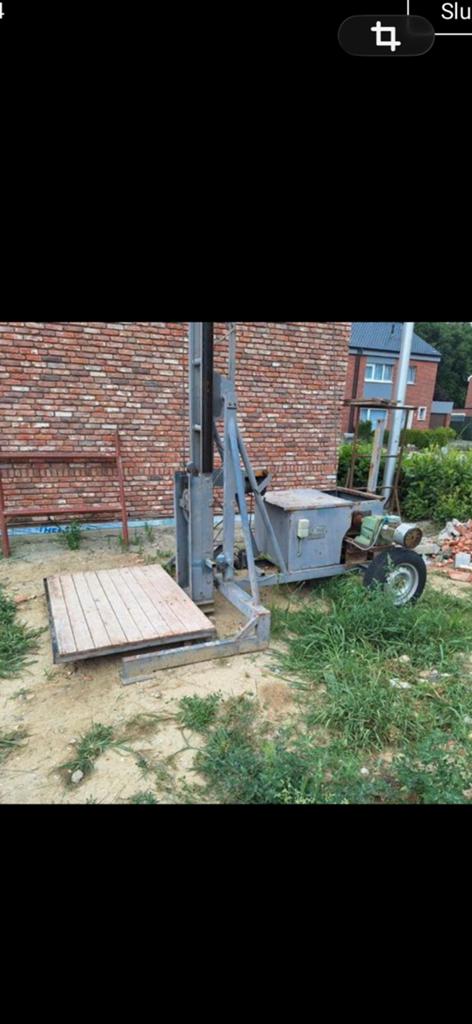 Bouwlift 9 m, Doe-het-zelf en Bouw, Bouwliften, Ophalen, Gebruikt, Bouwlift