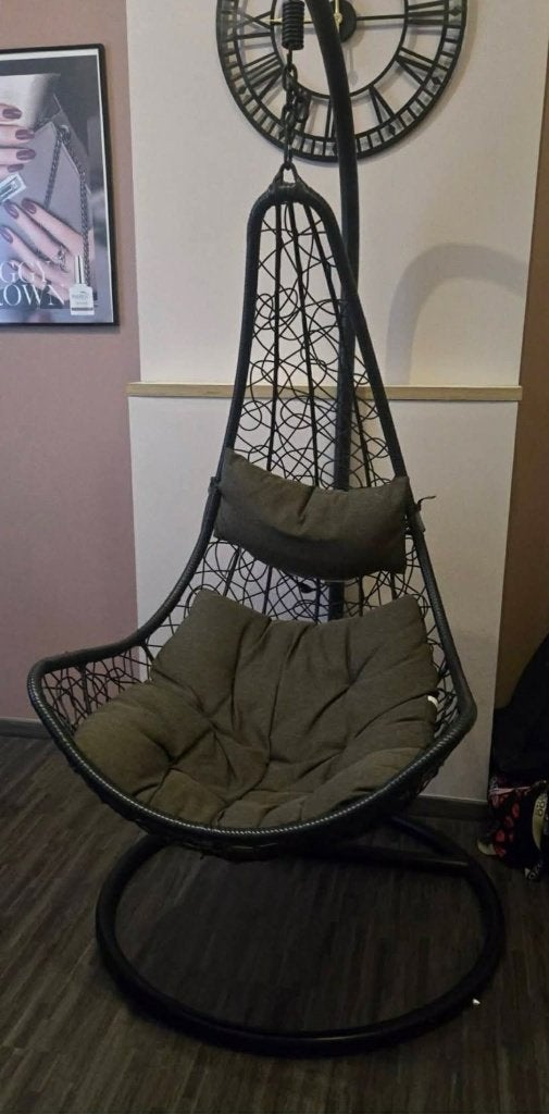 Siège ou fauteuil suspendu, Tuin en Terras, Ophalen, Zo goed als nieuw, Eenpersoons, Met standaard