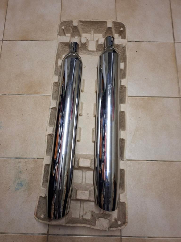 Harley Davidson Touring uitlaten Twin Cam, Motoren, Ophalen of Verzenden