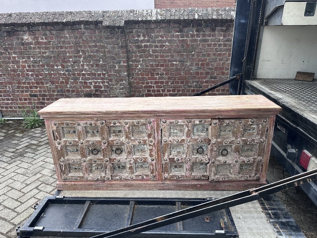 BUFFET INDIEN EN BOIS MASSIF, Maison & Meubles, Enlèvement, Utilisé