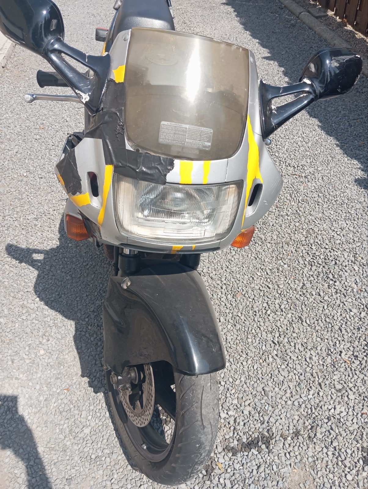 Honda cbr 600 f ongeval start en rijd nog, Motoren, Particulier