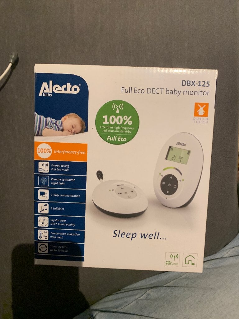 Babyfoon Alecto, Ophalen, Zo goed als nieuw, Terugspreekfunctie