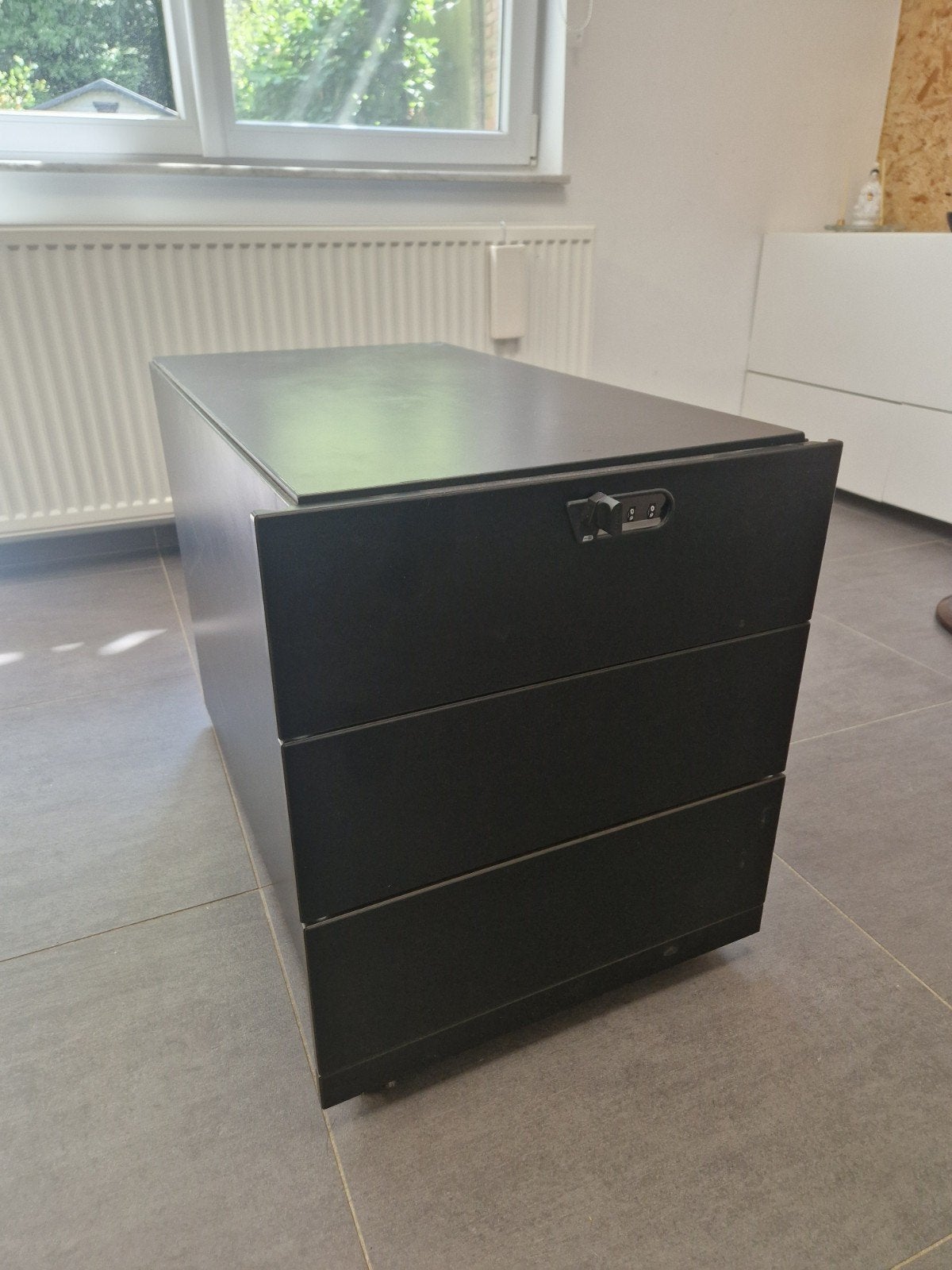 Bureau Ladeblok ( 48 breed x 76 deep x 55 hoog), 3 ou 4 tiroirs, Enlèvement, Utilisé, 75 cm ou plus