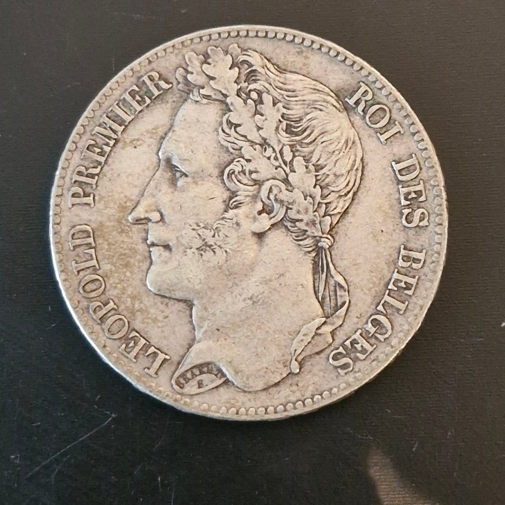 zilveren munt Koning Leopold I, Timbres & Monnaies, Monnaies | Belgique, Enlèvement ou Envoi, Monnaie en vrac, Argent, Argent