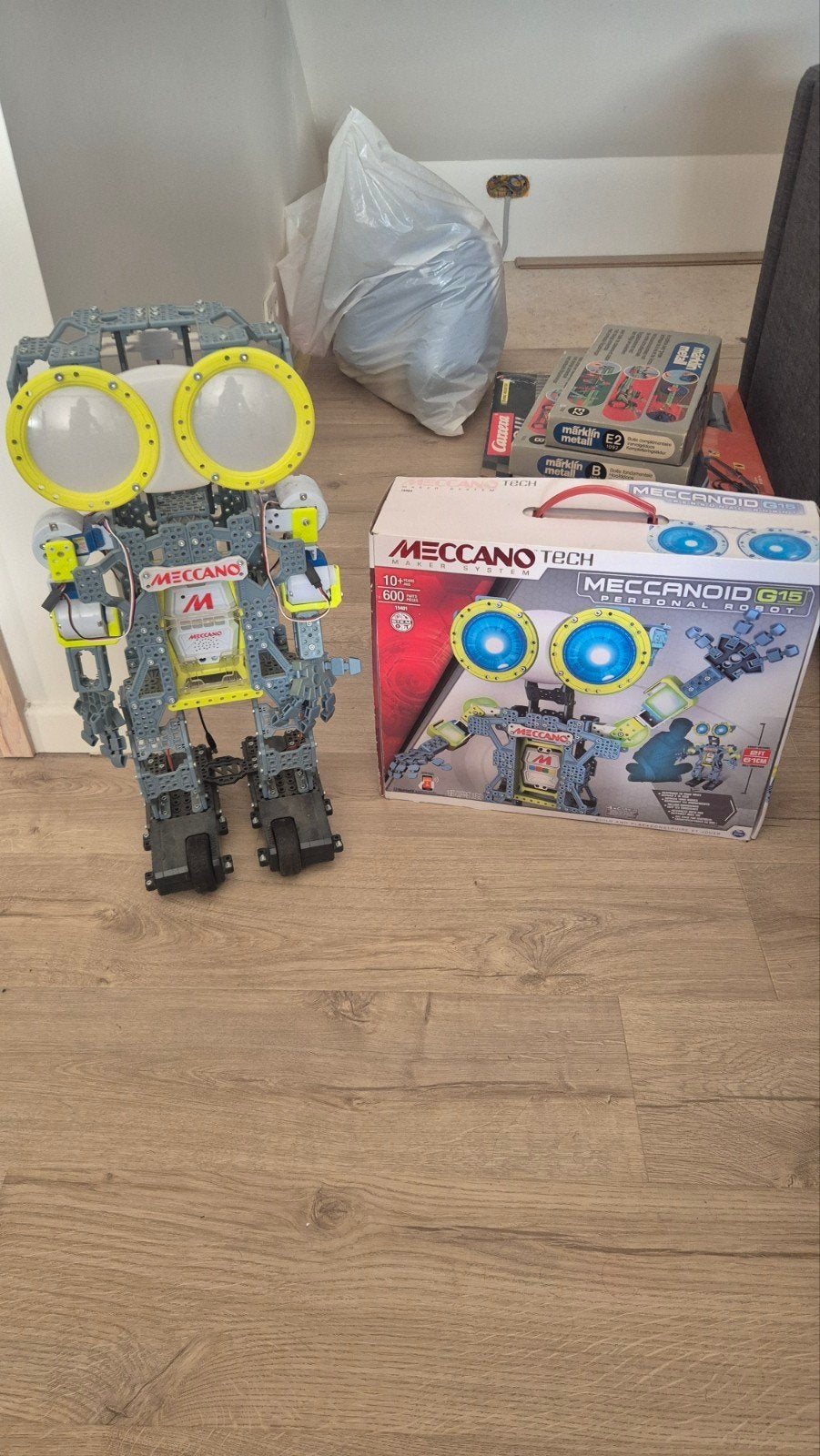 meccano robot, Ophalen