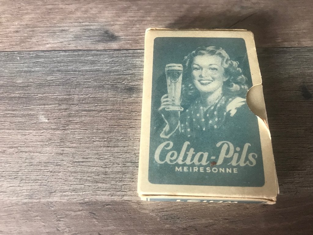 Boek speelkaarten brouwerij Meiresonne gent, Verzamelen, Speelkaarten, Jokers en Kwartetten, Ophalen of Verzenden, Zo goed als nieuw