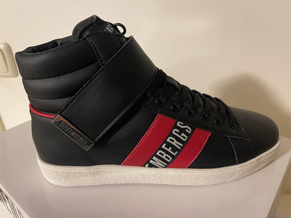 Nieuwe Bikkembergs lederen hoge sneakers maat 39 en 40, Zwart, Nieuw, Ophalen of Verzenden, Sneakers