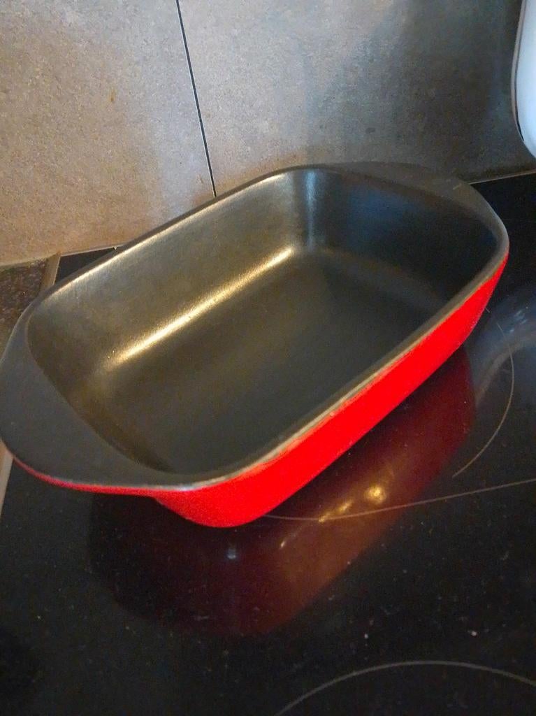 Plat à gratin rouge, Maison & Meubles, Enlèvement