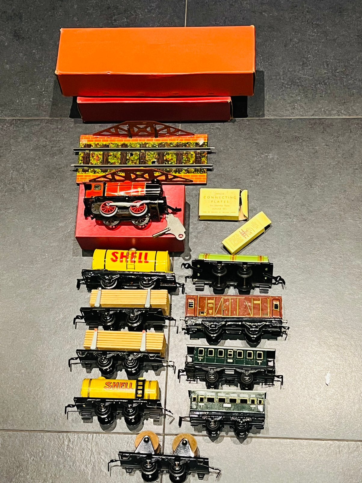 Hornby Set , rails wagon locomotief, Hobby en Vrije tijd, Ophalen of Verzenden, Zo goed als nieuw, Treinset, Overige merken