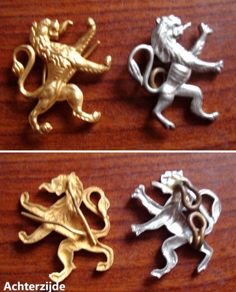 2 kentekens van het Belgisch leger, Verzamelen, Verzenden, Landmacht, Embleem of Badge