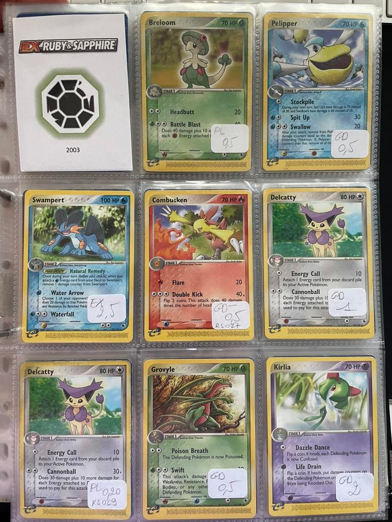 EX-series deel 1 (2003-2007), Hobby & Loisirs créatifs, Jeux de cartes à collectionner | Pokémon, Comme neuf, Enlèvement
