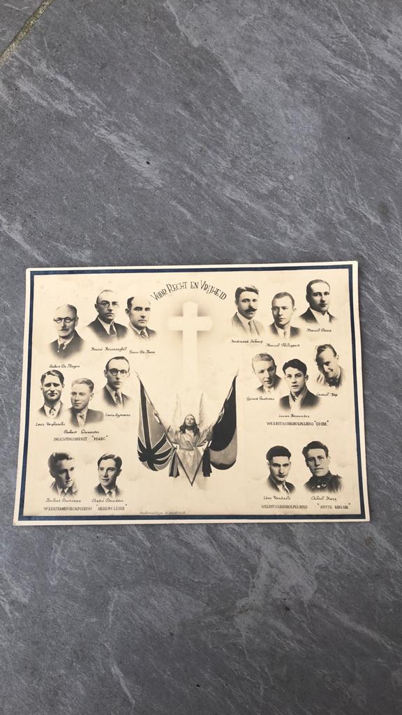 Postkaart gesneuvelde weerstanders, Ophalen of Verzenden