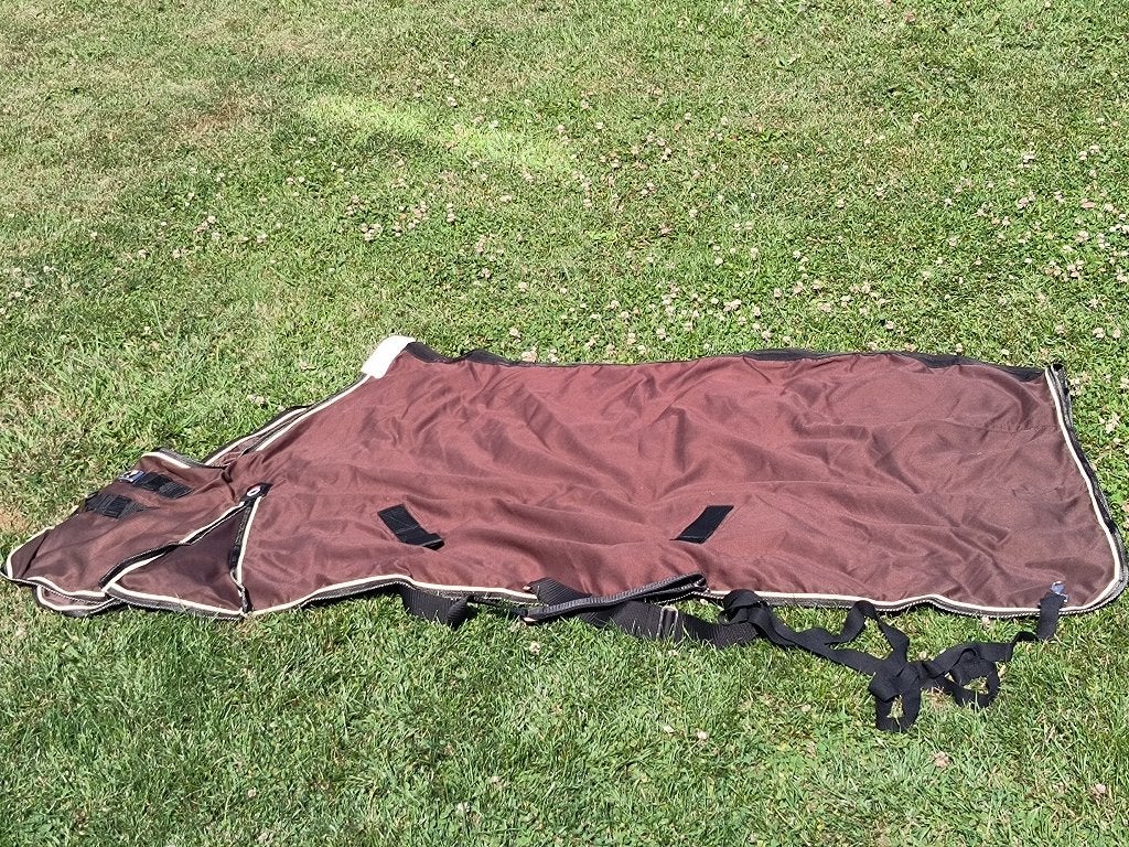 Chemise de boxe Fouganza, Dieren en Toebehoren, Paarden en Pony's | Dekens en Dekjes, Ophalen, Zo goed als nieuw, Staldeken, Overige merken