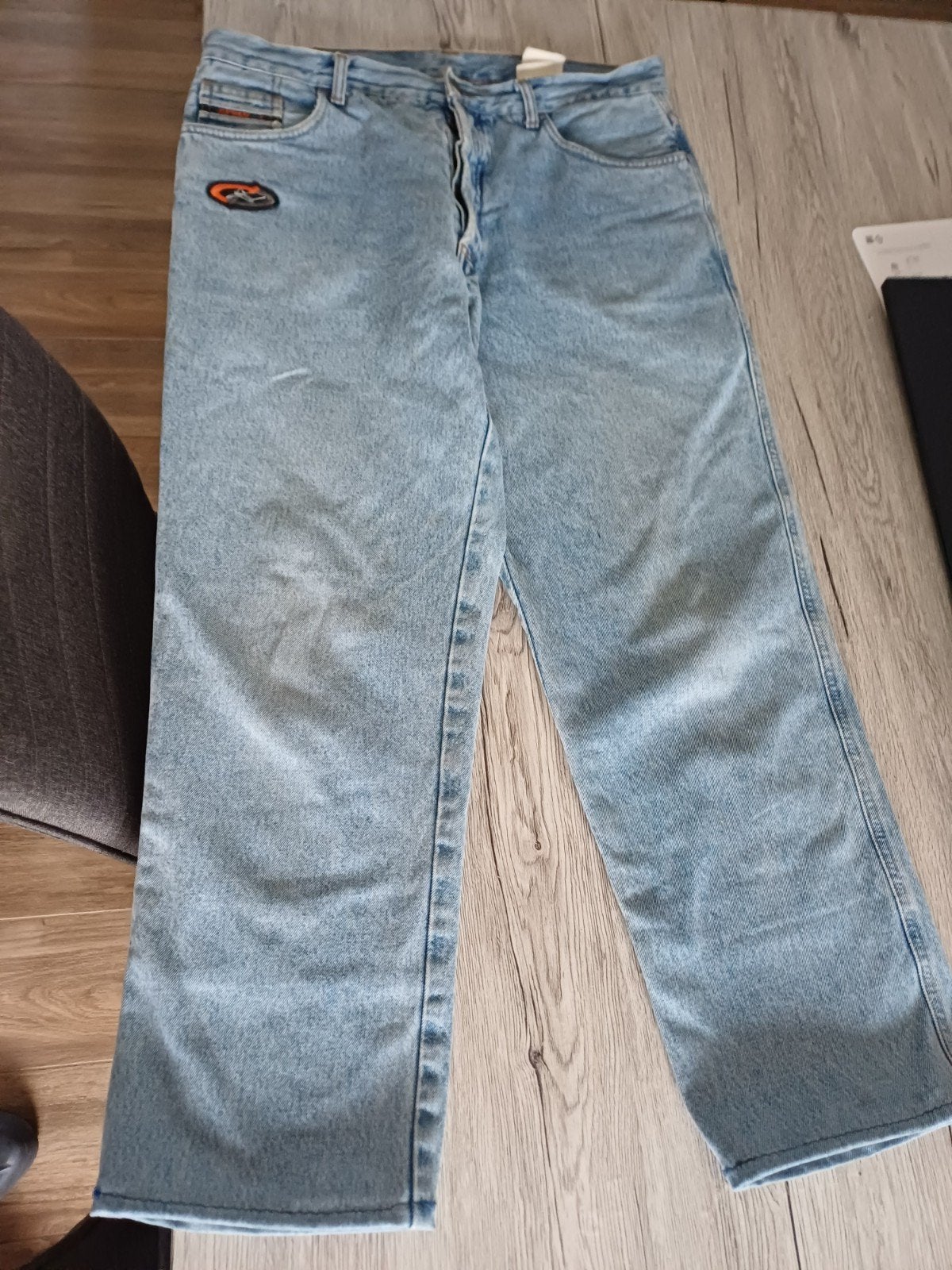 Pantalon moto jeans kevlar, Motos, Enlèvement