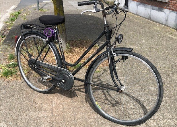 damesfiets classic met 3 versnellingen,nagezien-alles werkt, Ophalen, Gebruikt, Velgrem, Versnellingen