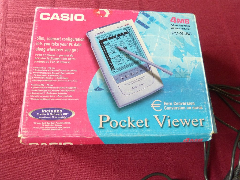 Visionneuse de poche Casio PV-S450, Envoi, Casio