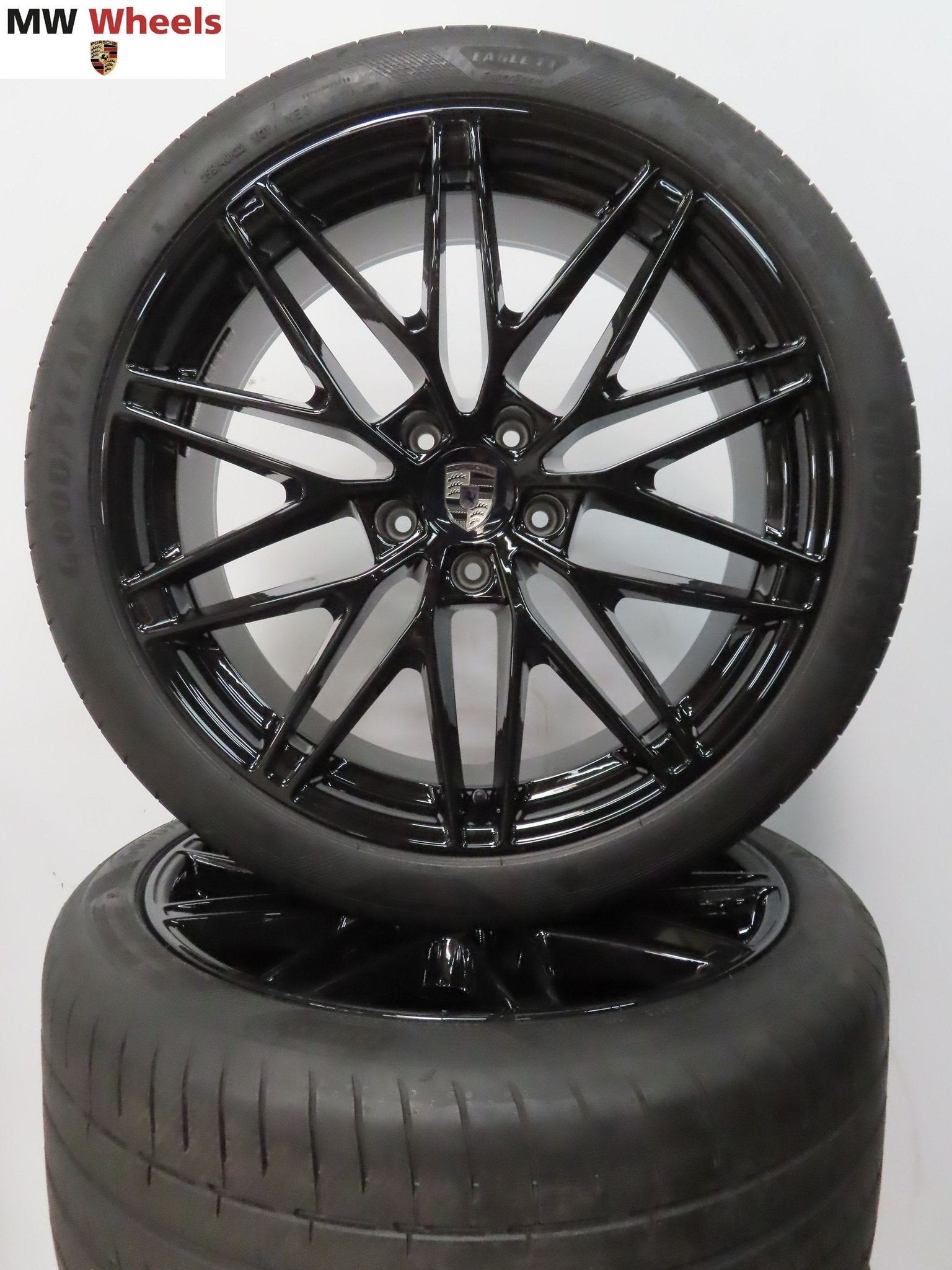 Originele Porsche Macan EV 22 inch velgen zomerbanden nieuw, Neuf, Pneus et Jantes, Pneus hiver, 255 mm