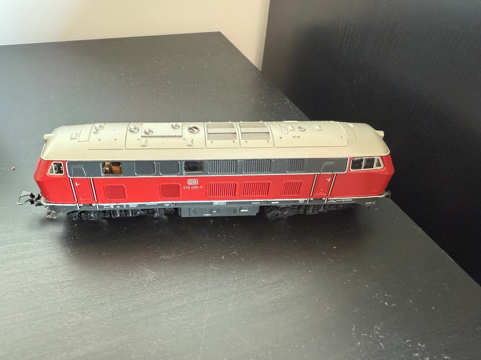 Märklin 3075 Diesellocomotief BR 216 025-7 DB HO Metaal, Ophalen of Verzenden, Zo goed als nieuw, Locomotief, Märklin