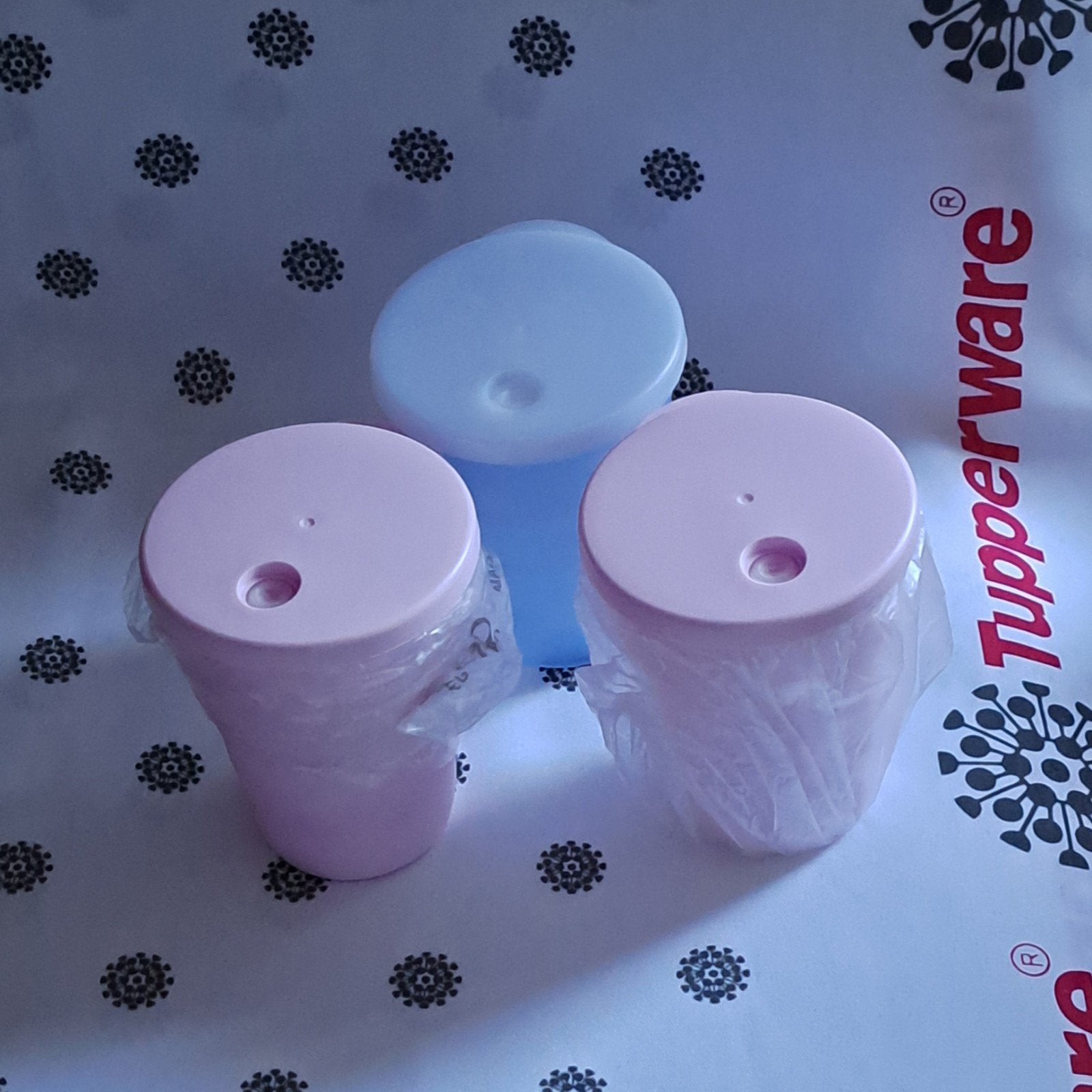 Gobelets à paille Tupperware New, Enlèvement ou Envoi, Neuf, Bleu