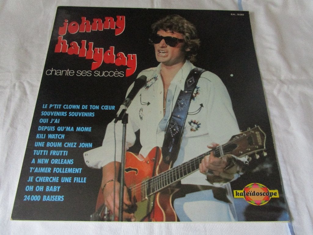 Johnny Hallyday : LP "chante ses succès", Enlèvement ou Envoi, Rock 'n' roll, Utilisé, LP