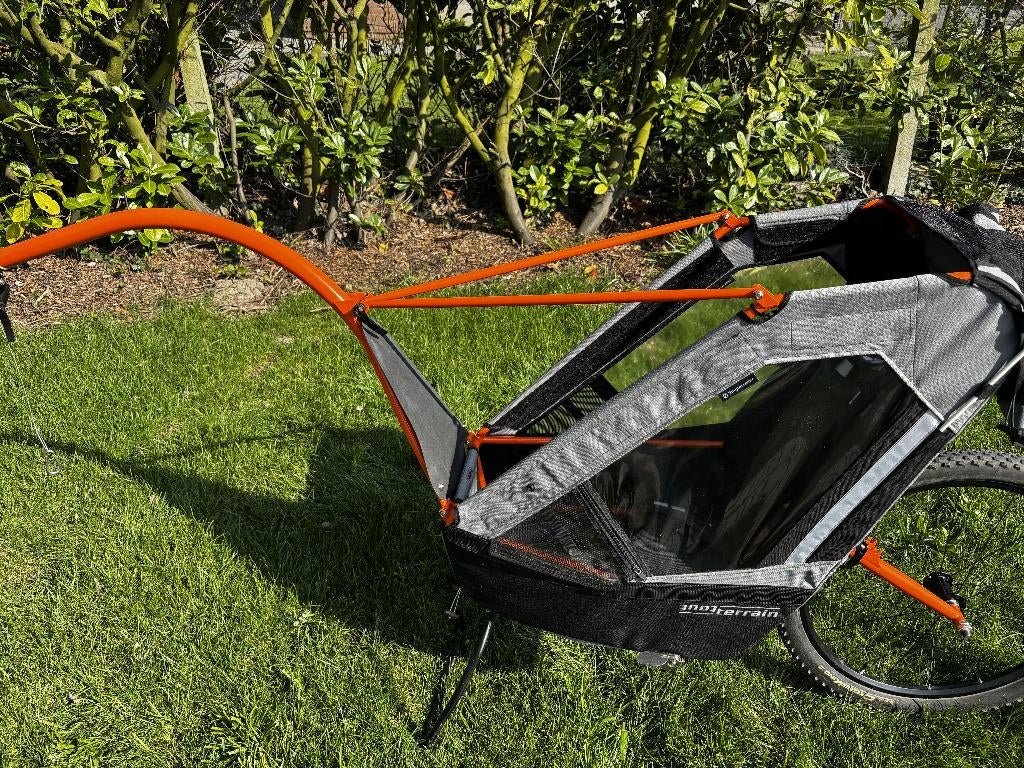 Remorque tout-terrain pour enfants Singletrailer II Sport 24, 20 à 40 kg, Comme neuf, Enlèvement, Suspension