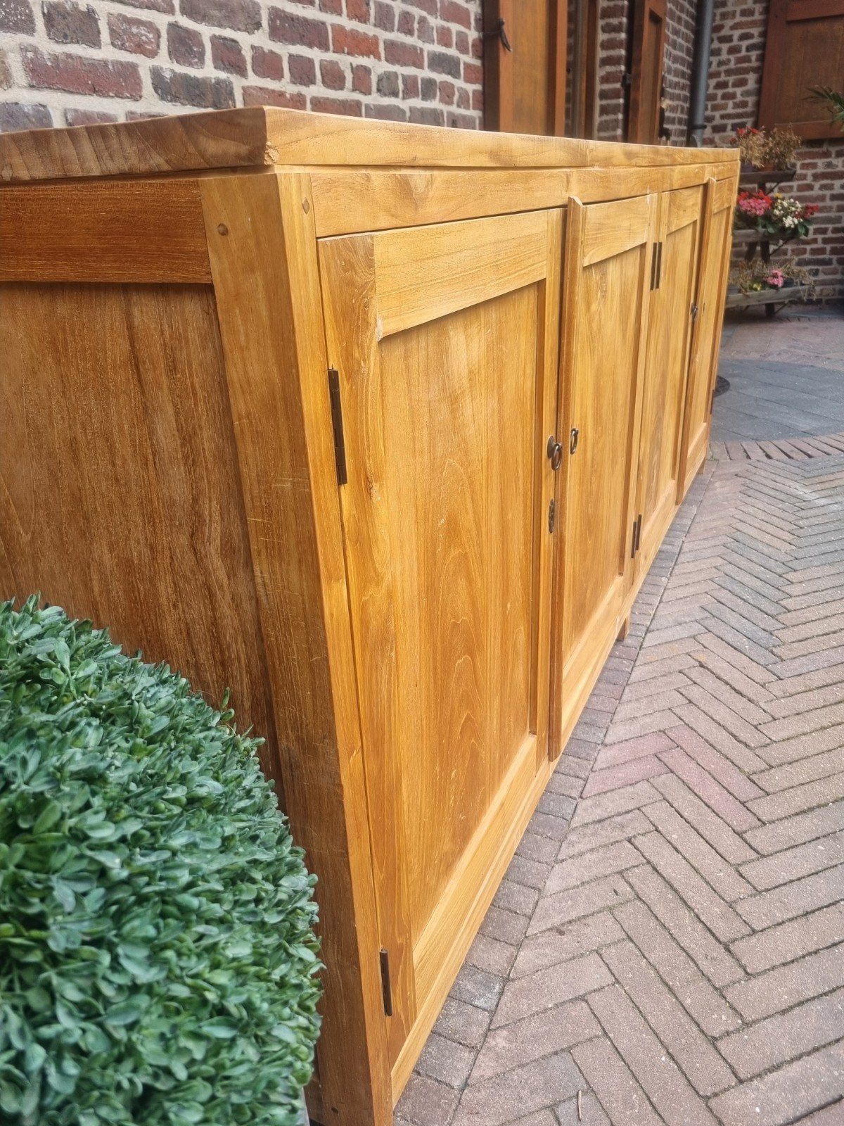 teak dressoir/buffet ART: 178/26.2, Ophalen, Met deur(en), Gebruikt, .