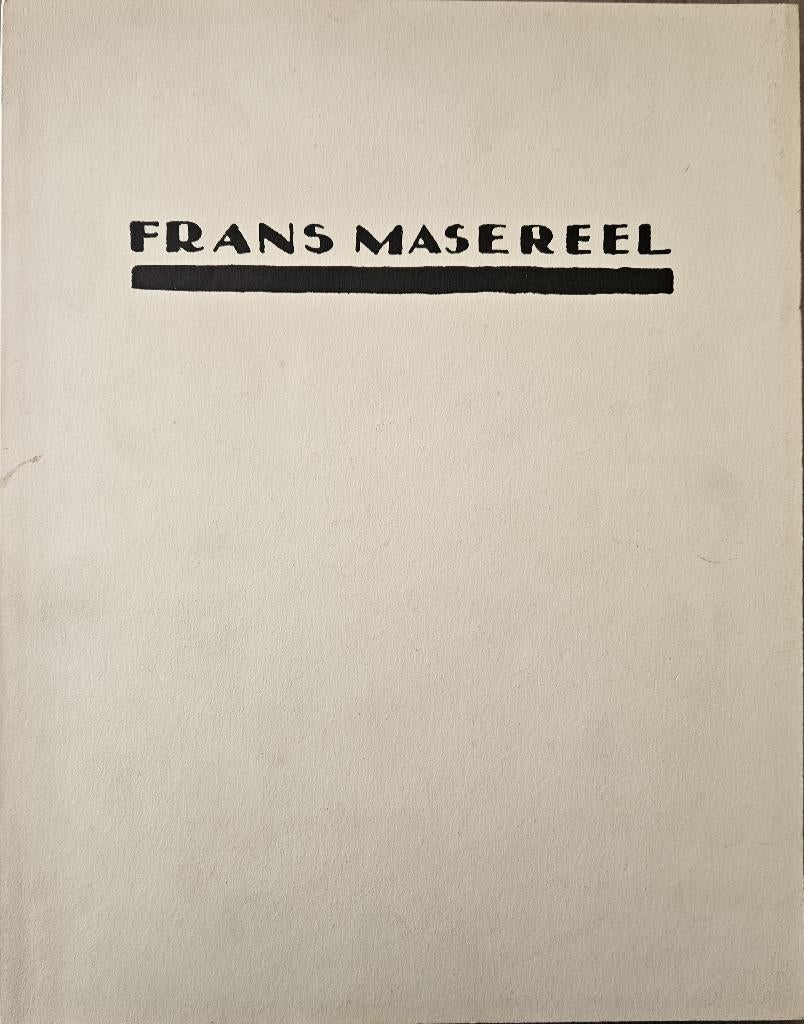 Frans Masereel - 1986 - Gemeentekrediet, Livres, Art & Culture | Arts plastiques, Utilisé, Peinture et dessin, Enlèvement ou Envoi