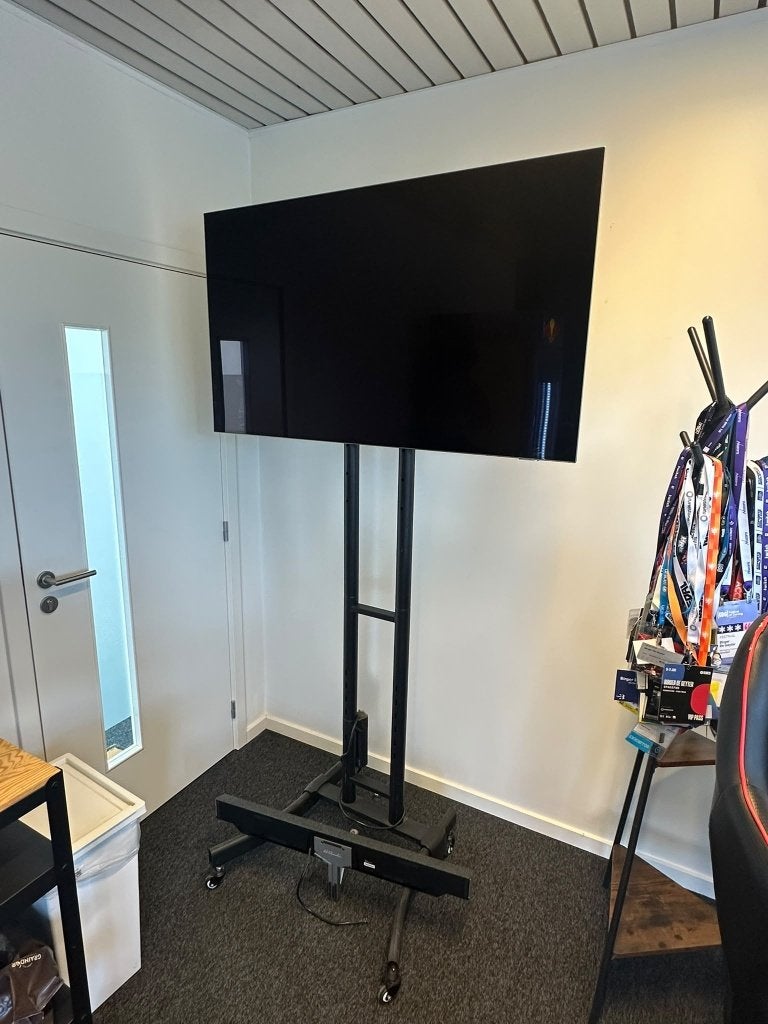 Philips 55" OLED TV Ambilight + verrijdbaar statief, Ophalen, Philips, Gebruikt, OLED