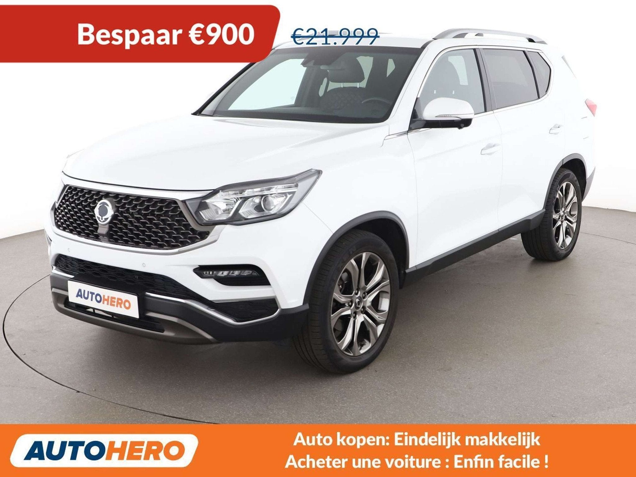 SsangYong Rexton 2.2 TD Sapphire 4x4 (automatique), Autos, Cuir, Achat, 2 places, Noir