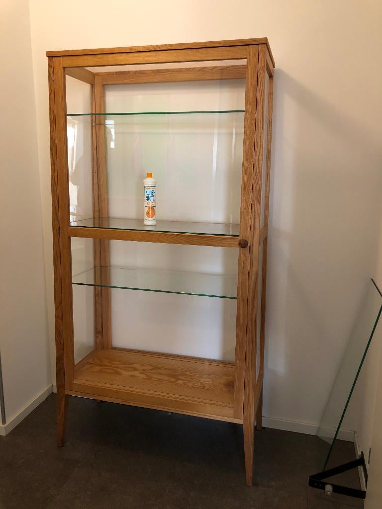 Vitrinekast - handgemaakt - design meubelmaker Atelier 4D, Huis en Inrichting, Ophalen, Modern design, Met deur(en), 50 tot 100 cm