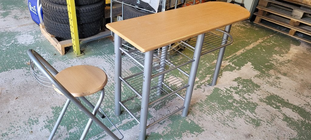 Petit meuble étagère avec une chaise haute, Maison & Meubles, 25 à 50 cm, Moins de 100 cm, 100 à 150 cm, Enlèvement